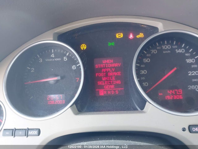 Продажа на аукционе авто 2005 Audi A4 1.8t, vin: WAUAC48H65K007119, номер лота: 12522180