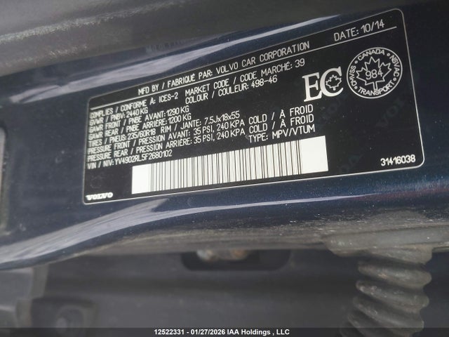 Volvo Xc60 T6/premier+ 2015 YV4902RL5F2680102 Image 18