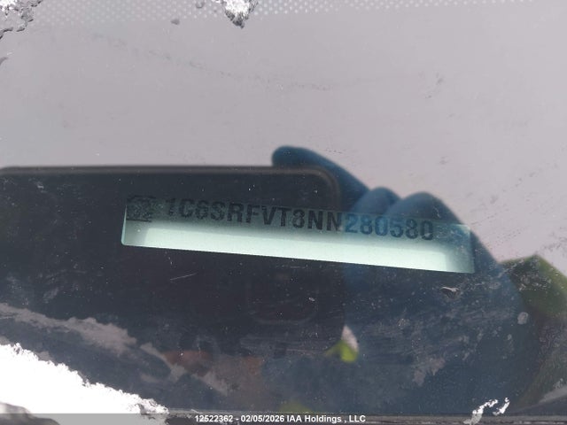 Aukcja sprzedaży 2022 Ram 1500 Sport, vin: 1C6SRFVT8NN280580, numer aukcji: 12522362