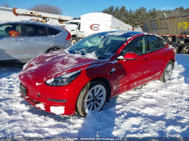 Продаж на аукціоні авто 2022 Tesla Model 3, vin: 5YJ3E1EB0NF255156, номер лоту: 12522390