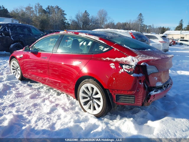 Продаж на аукціоні авто 2022 Tesla Model 3, vin: 5YJ3E1EB0NF255156, номер лоту: 12522390