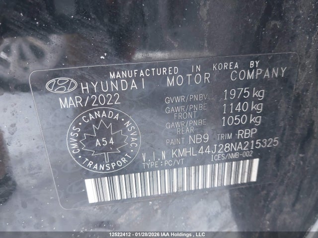 Hyundai Sonata Sport 2022 KMHL44J28NA215325 Image 19