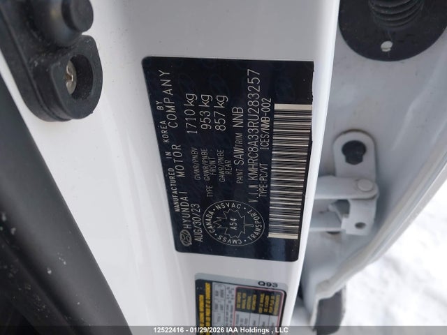 KMHRC8A33RU283257 Hyundai Venue