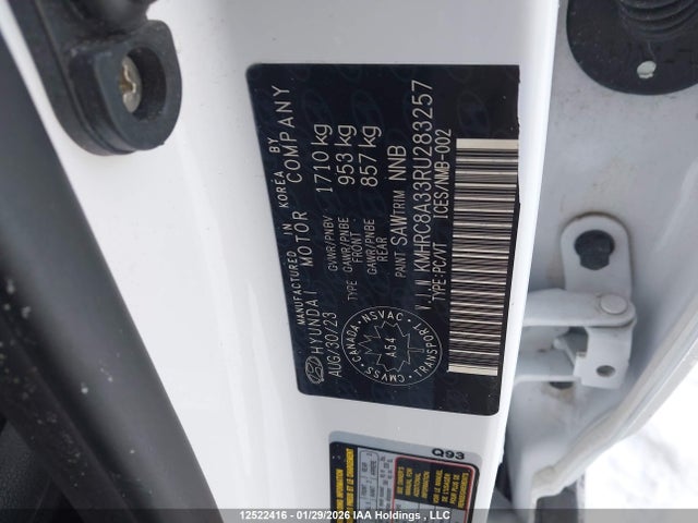 KMHRC8A33RU283257 Hyundai Venue