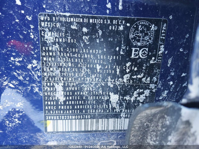 Volkswagen TAOS SE 2024 3VVUX7B23RM095766 Image 9