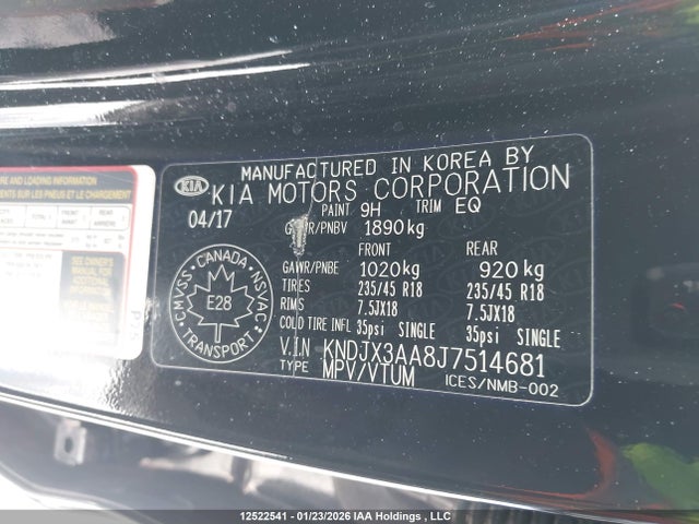 KNDJX3AA8J7514681 KIA Soul !