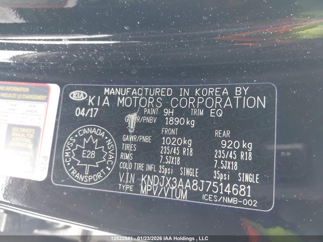 KNDJX3AA8J7514681 KIA Soul !