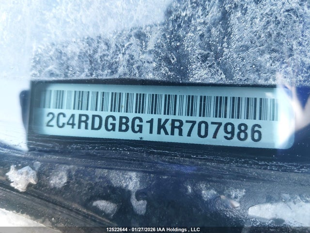 2C4RDGBG1KR707986 Dodge Grand Caravan Se