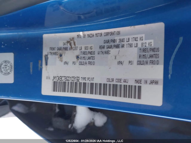 JM1DKBC78G0103192 Mazda Cx-3 Gs