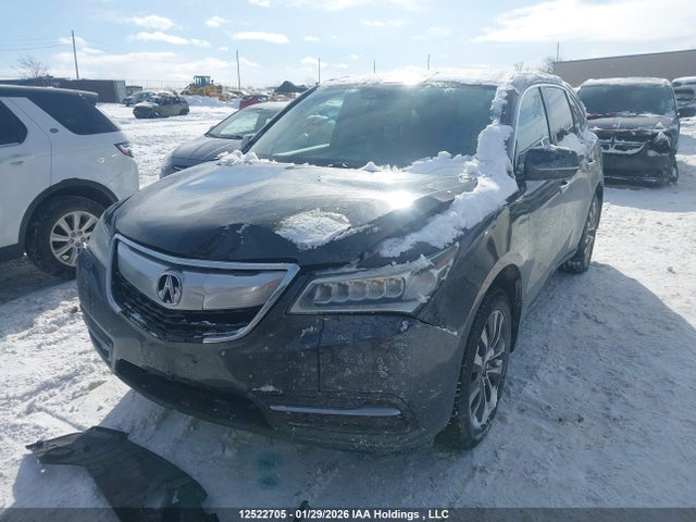 2015 Acura Mdx Technology Package მანქანა იყიდება აუქციონზე, vin: 5FRYD4H65FB504883, აუქციონის ნომერი: 12522705