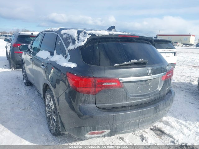 2015 Acura Mdx Technology Package მანქანა იყიდება აუქციონზე, vin: 5FRYD4H65FB504883, აუქციონის ნომერი: 12522705