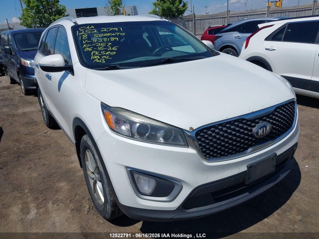Продажа на аукционе авто 2018 Kia Sorento Lx/l, vin: 5XYPGDA36JG428189, номер лота: 12522791