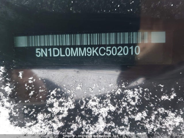 5N1DL0MM9KC502010 Infiniti Qx60 Luxe/pure