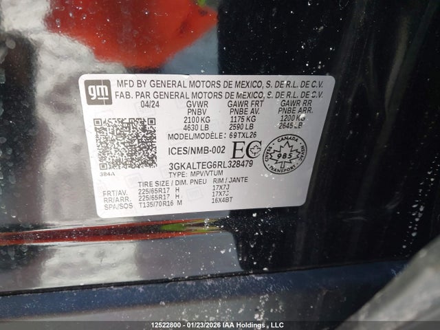 3GKALTEG6RL328479 GMC Terrain Sle