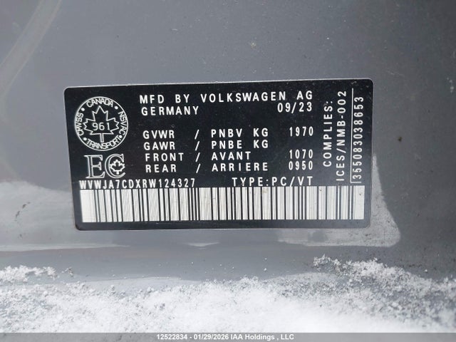 WVWJA7CDXRW124327 Volkswagen Golf GTI