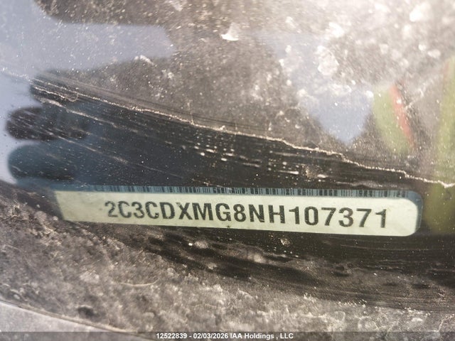 2C3CDXMG8NH107371 Dodge CHARGER GT