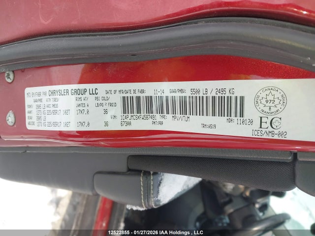 1C4PJMCSXFW587491 Jeep Cherokee Latitude