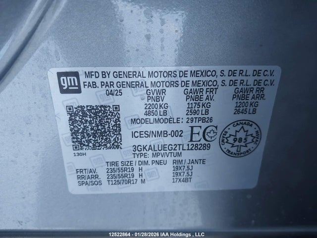 GMC Terrain 2026 3GKALUEG2TL128289 Image 9