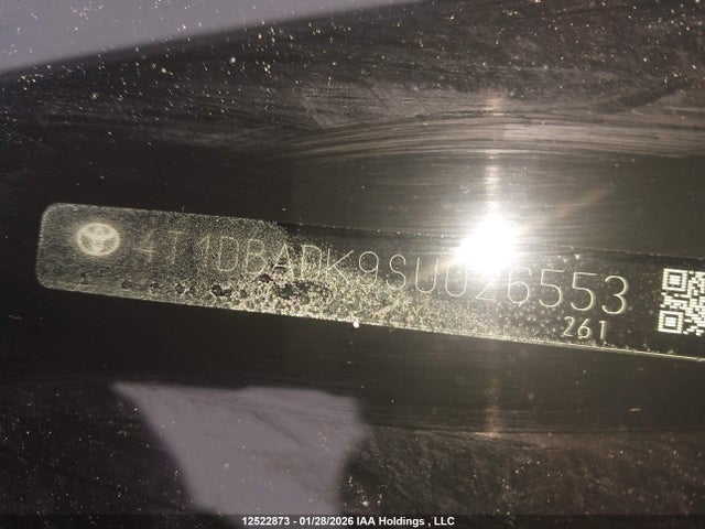 12522873 :رقم المزاد ، 4T1DBADK9SU026553 vin ، 2025 Toyota Camry Xse/xle/le/se مزاد بيع