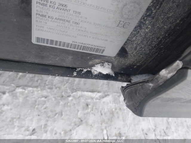 WA1MMCFP3FA069905 Audi Q5 3.0 Tdi Technik