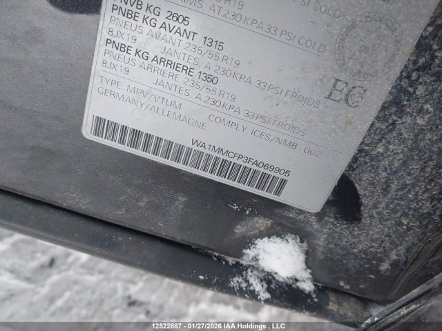 WA1MMCFP3FA069905 Audi Q5 3.0 Tdi Technik