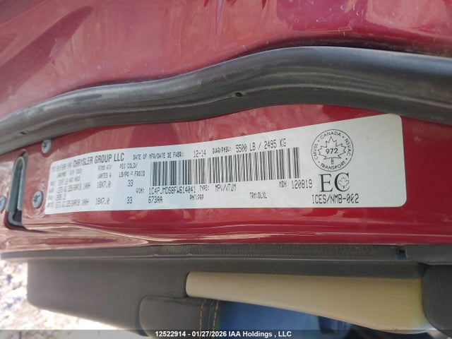 1C4PJMDS8FW614041 Jeep Cherokee Limited