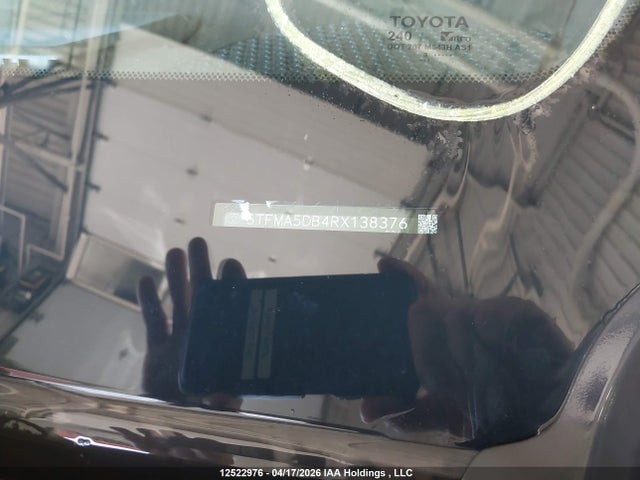2024 Toyota Tundra მანქანა იყიდება აუქციონზე, vin: 5TFMA5DB4RX138376, აუქციონის ნომერი: 12522976