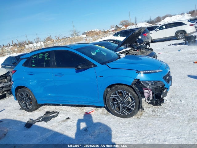 2023 Hyundai Kona N Line With Ultimate Package მანქანა იყიდება აუქციონზე, vin: KM8K5CA36PU943075, აუქციონის ნომერი: 12522997