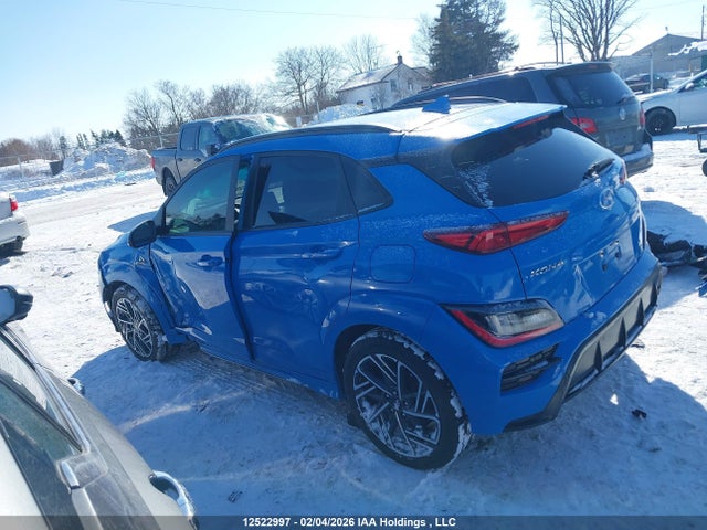 2023 Hyundai Kona N Line With Ultimate Package მანქანა იყიდება აუქციონზე, vin: KM8K5CA36PU943075, აუქციონის ნომერი: 12522997