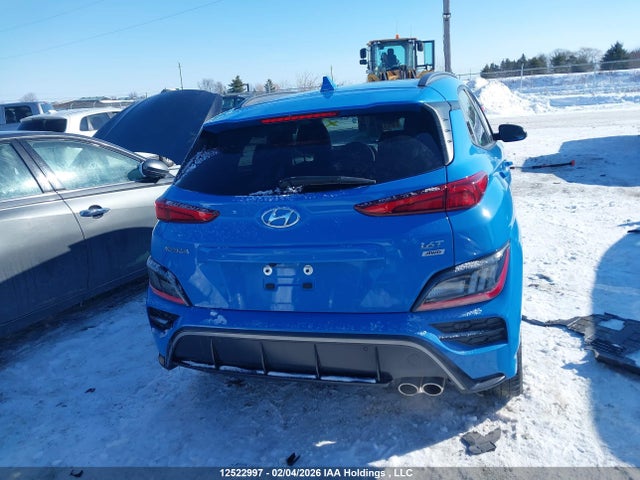 2023 Hyundai Kona N Line With Ultimate Package მანქანა იყიდება აუქციონზე, vin: KM8K5CA36PU943075, აუქციონის ნომერი: 12522997