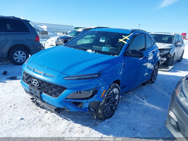 2023 Hyundai Kona N Line With Ultimate Package მანქანა იყიდება აუქციონზე, vin: KM8K5CA36PU943075, აუქციონის ნომერი: 12522997