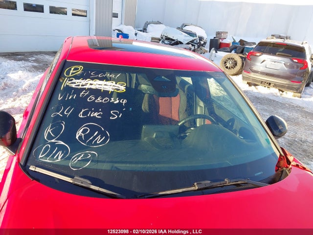 Auction sale of the 2024 Honda Civic Si Si, vin: 2HGFE1E51RH080389, lot number: 12523098