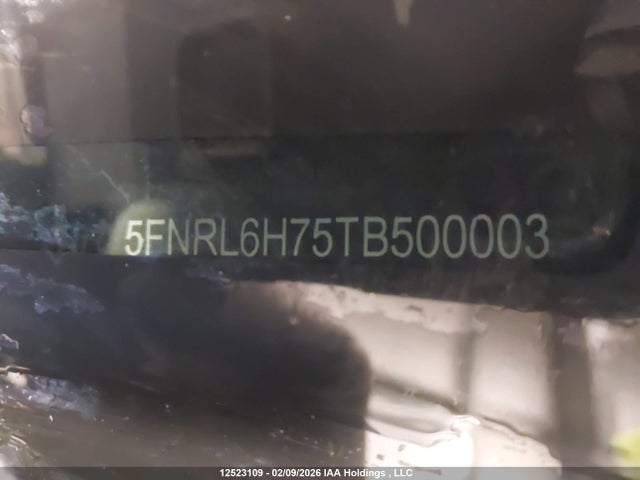 5FNRL6H75TB500003 Honda Odyssey Sport-l