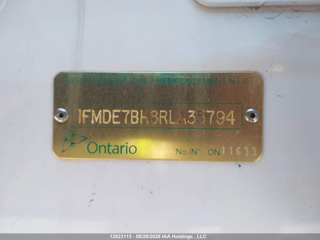 12523113 :رقم المزاد ، 1FMDE7BH8RLA35794 vin ، 2024 Ford Bronco Big Bend مزاد بيع