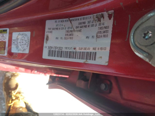 3MZBM1V76FM126021 Mazda 3 TOURING