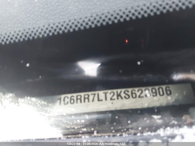 Продаж на аукціоні авто 2019 Ram 1500 Classic Slt, vin: 1C6RR7LT2KS623906, номер лоту: 12523184