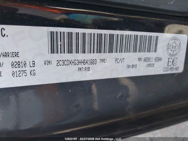 Dodge Charger Sxt 2017 2C3CDXHG3HH641683 Image 9