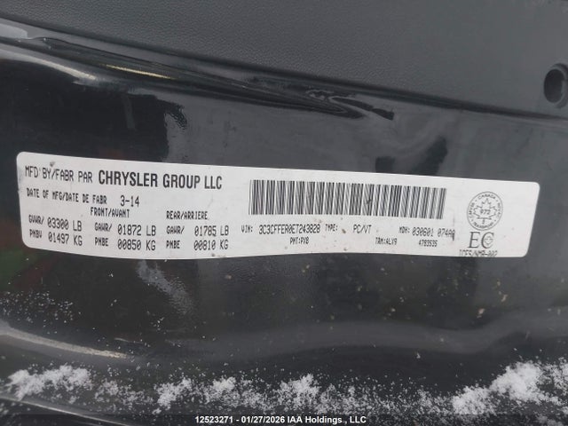 Fiat 500 LOUNGE 2014 3C3CFFER0ET243828 Image 18