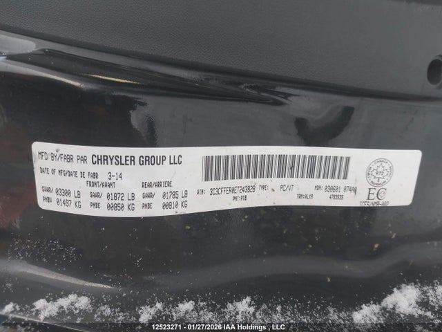 Fiat 500 LOUNGE 2014 3C3CFFER0ET243828 Image 9