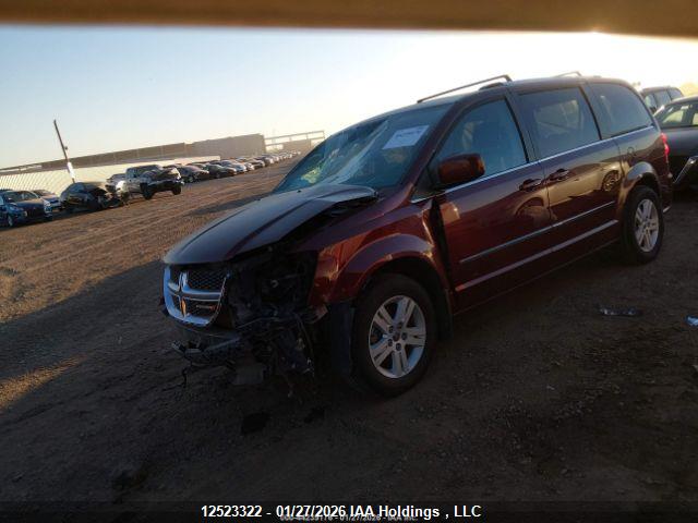 12523322 :رقم المزاد ، 2C4RDGDG4HR661592 vin ، 2017 Dodge Grand Caravan Crew مزاد بيع