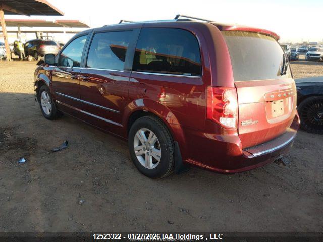 12523322 :رقم المزاد ، 2C4RDGDG4HR661592 vin ، 2017 Dodge Grand Caravan Crew مزاد بيع