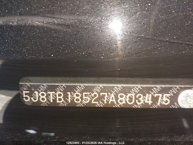 Продаж на аукціоні авто 2007 Acura Rdx Technology, vin: 5J8TB18527A803475, номер лоту: 12523403
