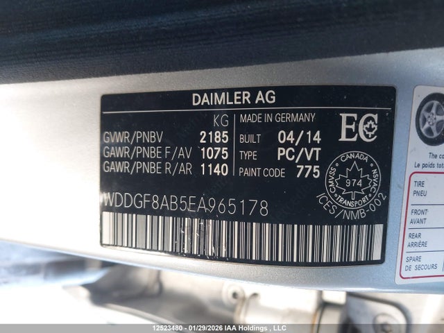 Mercedes-Benz C 300 4matic 2014 WDDGF8AB5EA965178 Image 19