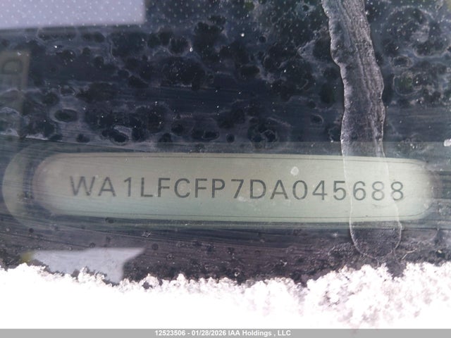 12523506 :رقم المزاد ، WA1LFCFP7DA045688 vin ، 2013 Audi Q5 مزاد بيع
