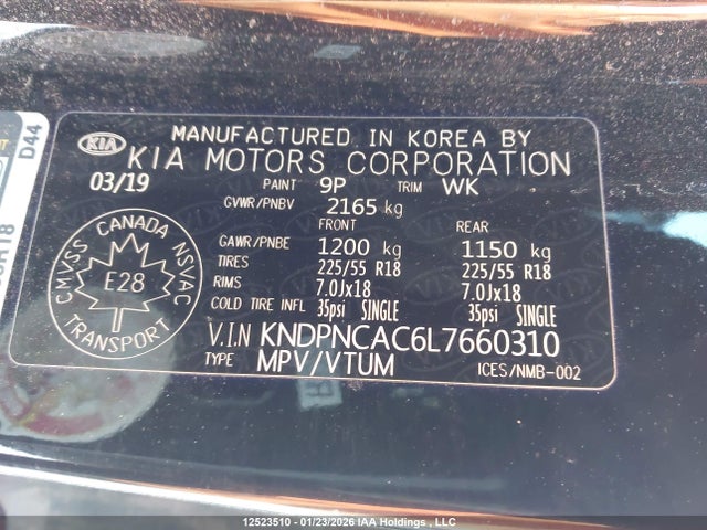 KIA Sportage Ex 2020 KNDPNCAC6L7660310 Image 9