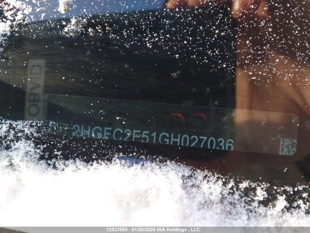 2HGFC2F51GH027036 Honda Civic