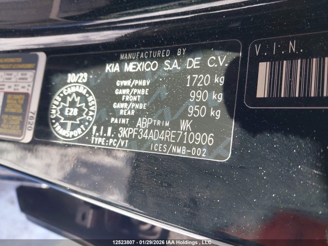 3KPF34AD4RE710906 KIA Forte Ex/ex Premium/ex+