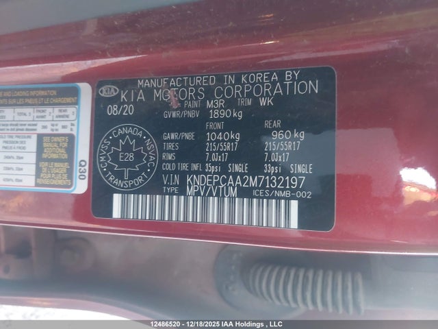 KNDEPCAA2M7132197 KIA Seltos Lx