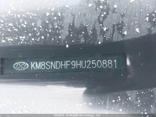 KM8SNDHF9HU250881 Hyundai Santa Fe Se/limited