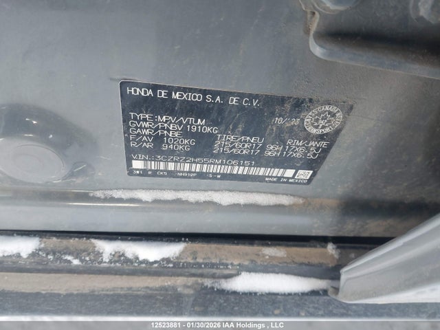 Aukcja sprzedaży 2024 Honda Hr-v Sport-b, vin: 3CZRZ2H55RM106151, numer aukcji: 12523881